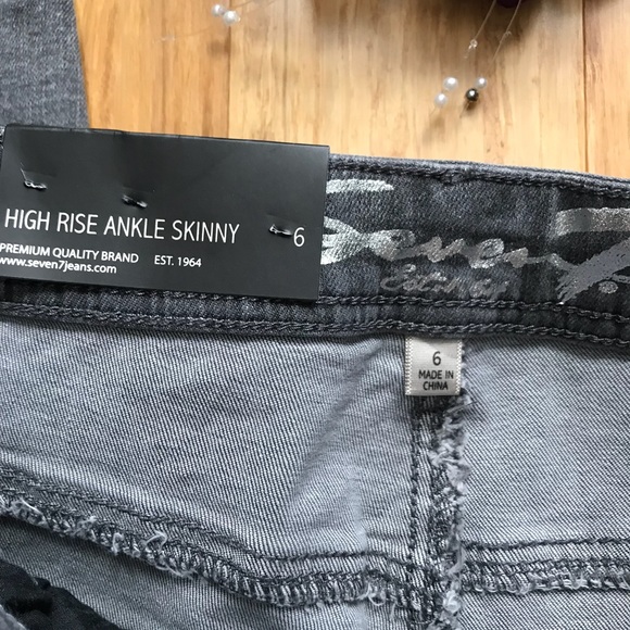 7 Seven High Rise Ankle Skinny - Picture 5 of 6